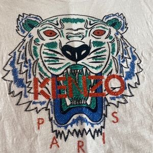 Kenzo Paris white T shirt size M